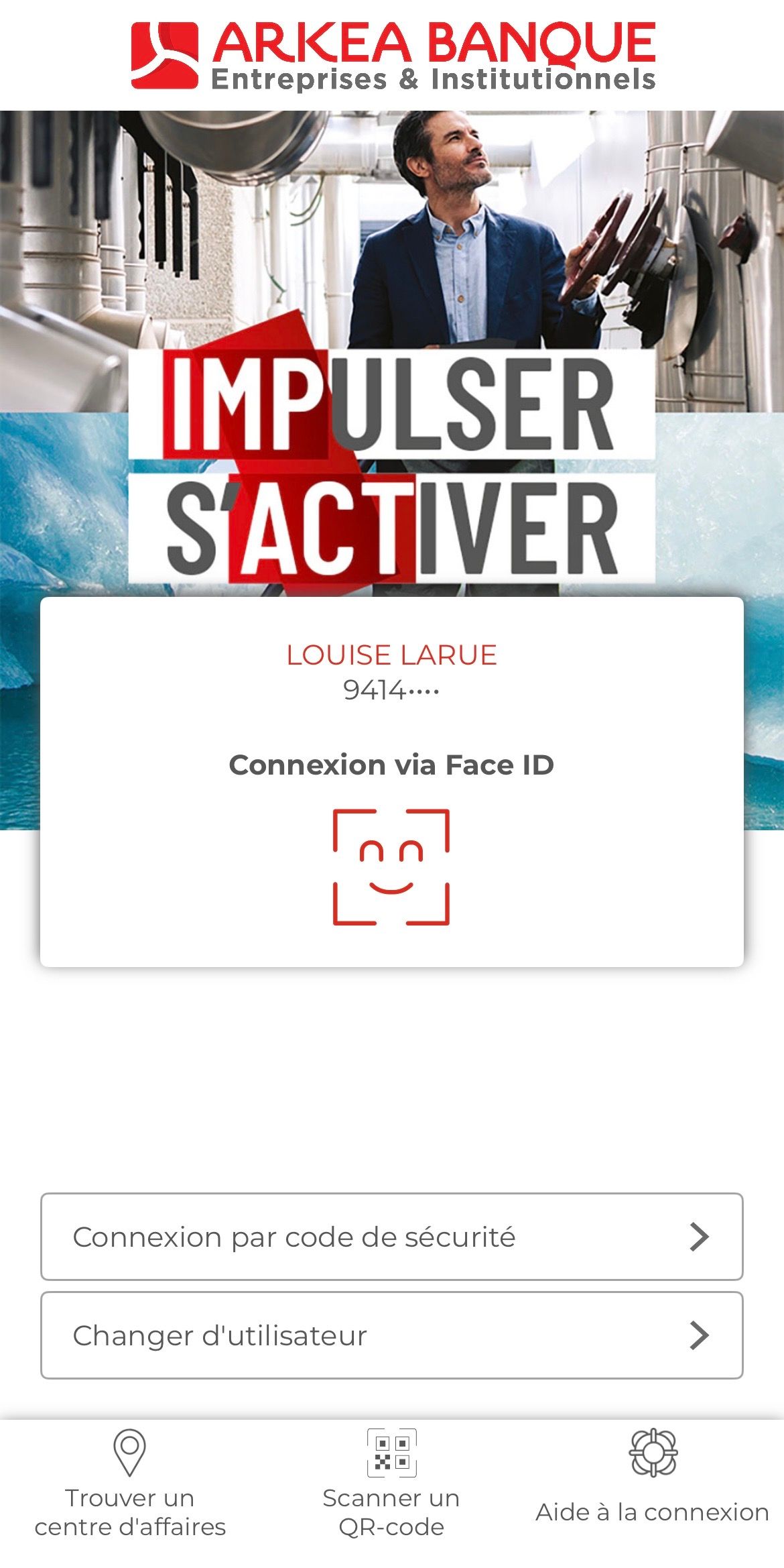 Entrer le code reçu sur le smartphone dans une nouvelle fenêtre qui apparaît sur la page d'authentification